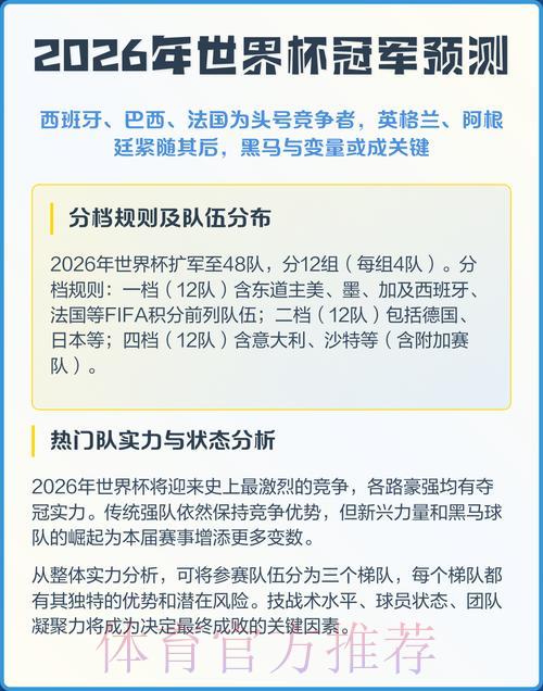 2026年世界杯竞猜预测分析平台入口 2026年世界杯竞猜预测分析平台入口